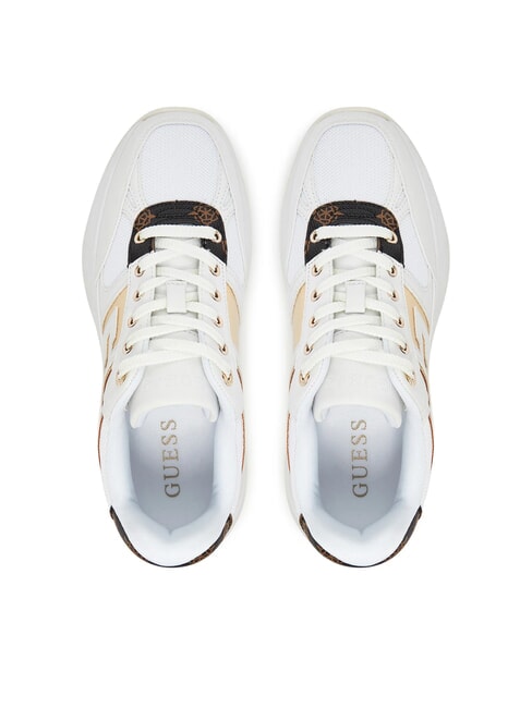 FONZI Zapatillas para correr Blanco / marr&oacute;n - Zapatos Mujer