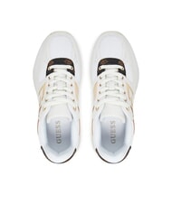 GUESS FONZI Zapatillas para correr Blanco / marr&oacute;n - Zapatos Mujer - 3