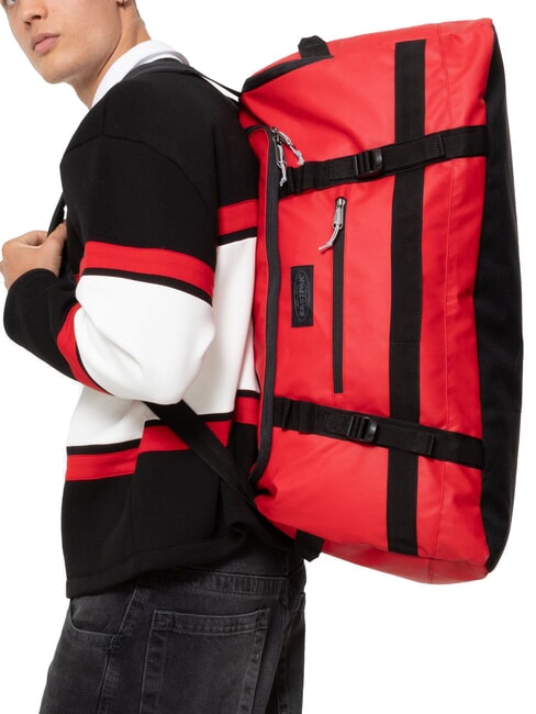 DUFFEL PACK M Mochila de viaje mediana tipo bolsa de lona lona roja - Bolsas de viaje