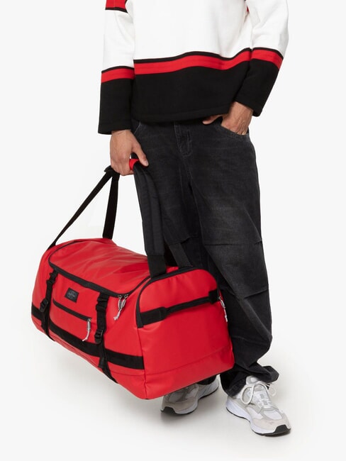 DUFFEL PACK M Mochila de viaje mediana tipo bolsa de lona lona roja - Bolsas de viaje