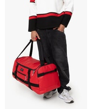 EASTPAK DUFFEL PACK M Mochila de viaje mediana tipo bolsa de lona lona roja - Bolsas de viaje - 9
