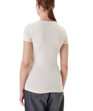 GUESS TRIANGLE FLOWERS Camiseta elástica con estampado - camiseta