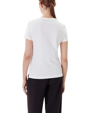 GUESS PEARLS LOVE TRIANGLE Camiseta con estampado y aplicaciones purwhite - camiseta - 2