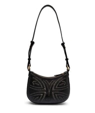 PINKO HALF MOON BABY Bolso de hombro negro-oro antiguo - Bolsos Mujer - 3