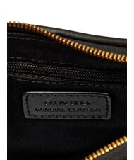PINKO HALF MOON BABY Bolso de hombro negro-oro antiguo - Bolsos Mujer - 6