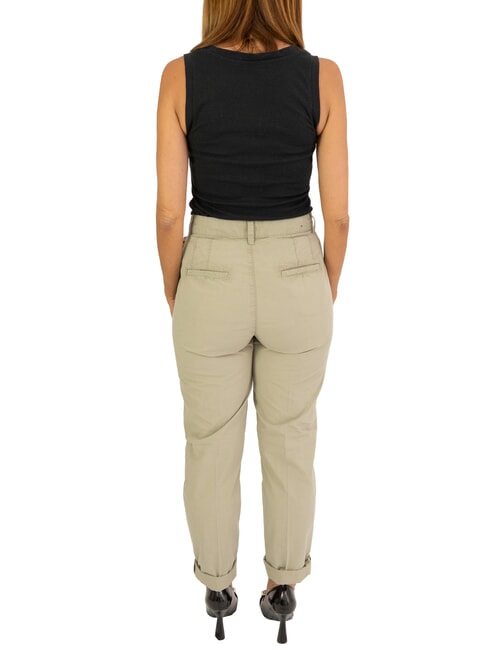 CANDIS Pantalones con bufanda hoja de salvia - Pantalones de mujer