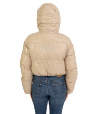 CANADIAN MINGAN Chaqueta corta brillante de plumas con capucha cabra brillante reciclada - Chaquetas de plumas de mujer - 2