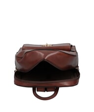 THE BRIDGE BARBARA Mochila de piel lisa BROWN - Bolsos Mujer - 4