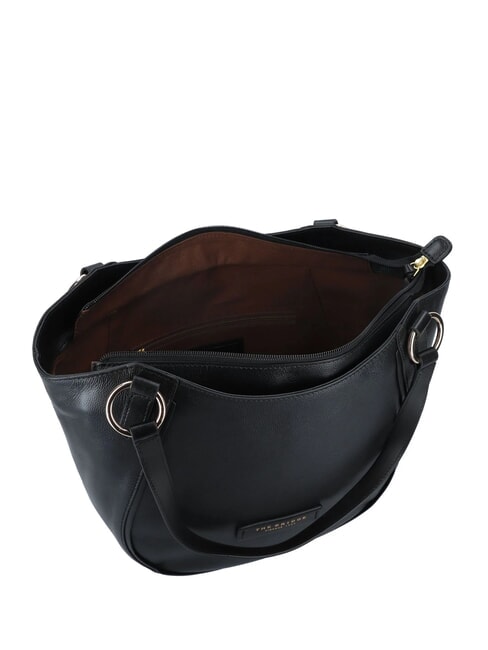 DOMITILLA  Bolsa de compras de cuero Oro negro - Bolsos Mujer