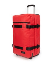 EASTPAK TRANSIT'R M carro de tamaño mediano lona roja - Trolley Semirrígidos - 3