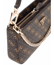 GUESS NOELLE 2 Mini bolso de hombro marrón - Bolsos Mujer - 3