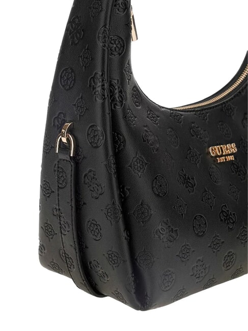 PHOEBE Bolso de hombro logotipo negro - Bolsos Mujer