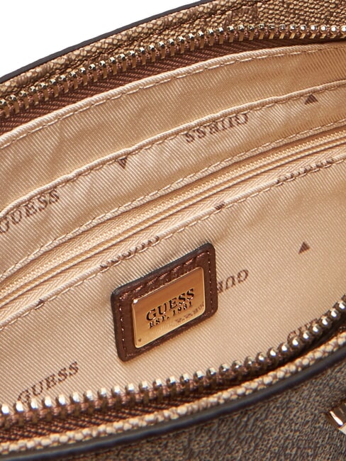 NOELLE 2 Chain Mini bolso de hombro logotipo de café con leche / marrón - Bolsos Mujer