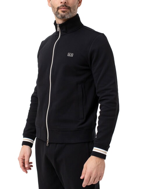 HERITAGE Sudadera con cremallera completa negro - Sudaderas