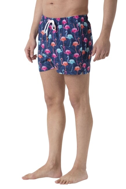 BIG PRINT Traje de playa para hombre azul marino/azul claro - Trajes de ba&ntilde;o