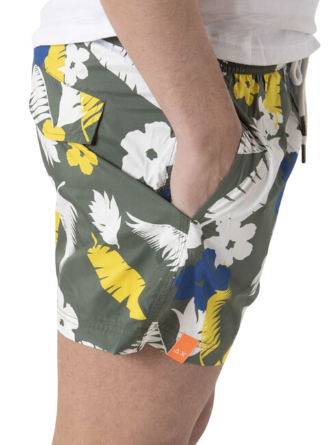 CLASSIC PRINT Traje de playa para hombre militar / amarillo - Trajes de ba&ntilde;o