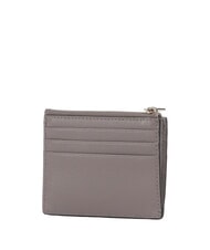 FURLA CAMELIA Tarjetero/monedero de piel estuco gris - Carteras Mujer - 2