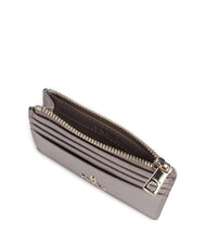 FURLA CAMELIA Tarjetero/monedero de piel estuco gris - Carteras Mujer - 3