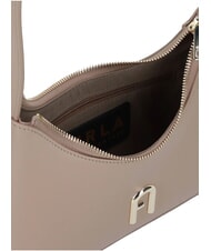 FURLA DIAMANTE Bolso de marco pequeño gris - Bolsos Mujer - 3