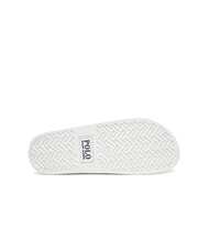 RALPH LAUREN POLO SLIDE Zapatillas cerámica blanca - Zapatos unisex - 6
