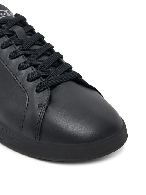 HERITAGE COURT II  Zapatillas de cuero pp negro/gris suave - Zapatos unisex