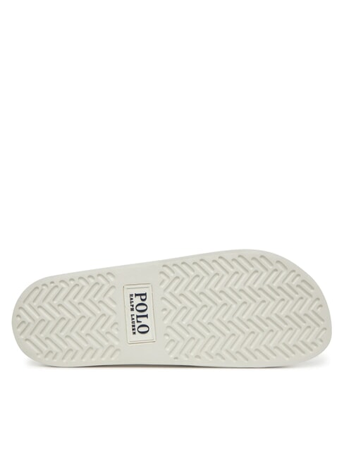 POLO SLIDE Zapatillas Heritage Bear - Blanco lavado de cubierta - Zapatos unisex