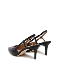 RALPH LAUREN KHLOE  Escote de cuero NEGRO - Zapatos Mujer - 4