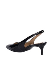 RALPH LAUREN LOLAH II  Escote de cuero NEGRO - Zapatos Mujer - 4