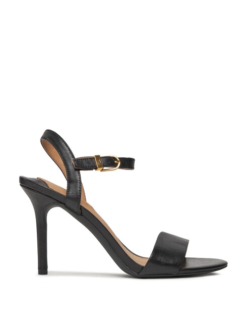 GWEN Sandalias altas de piel NEGRO - Zapatos Mujer