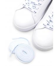 RALPH LAUREN HERITAGE COURT II NAPPA Zapatillas de piel para hombre blanco / azul marino newport pp - Zapatos Hombre - 6