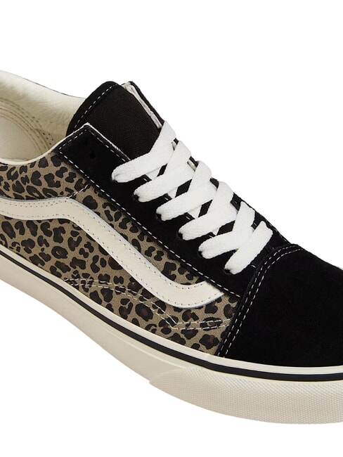 OLD SKOOL COLOR THEORY Zapatillas de lona negro/leopardo - Zapatos unisex