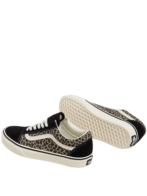 OLD SKOOL COLOR THEORY Zapatillas de lona negro/leopardo - Zapatos unisex