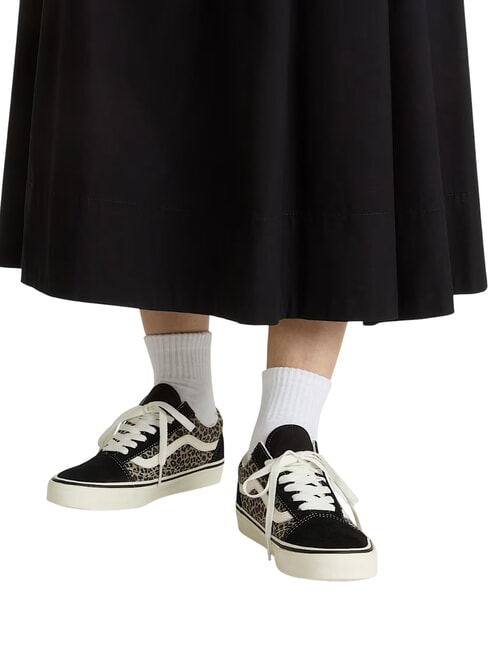 OLD SKOOL COLOR THEORY Zapatillas de lona negro/leopardo - Zapatos unisex