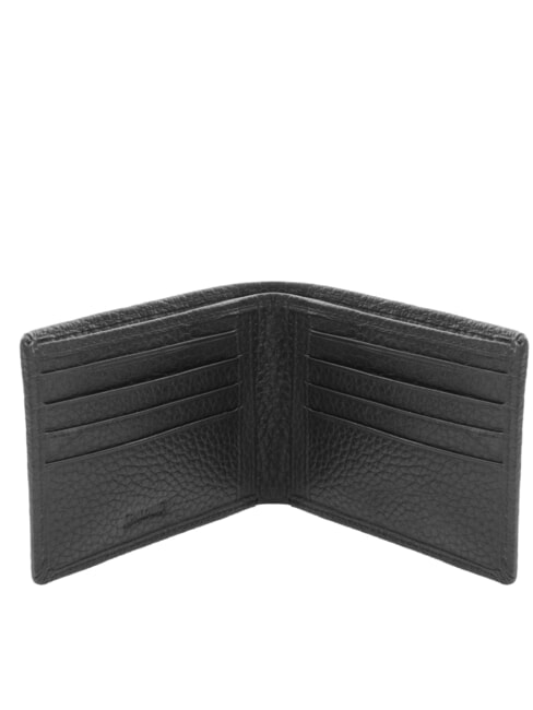 SNAP Cartera mediana de cuero negro - Carteras Hombre