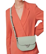 COCCINELLE DEW  Mini bolso de hombro verde celadón - Bolsos Mujer - 4