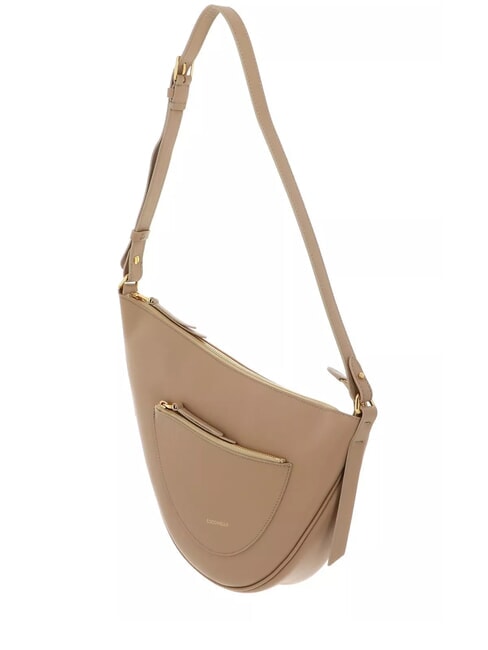 SNUGGIE Bolso de hombro, de piel beige claro/amanecer - Bolsos Mujer