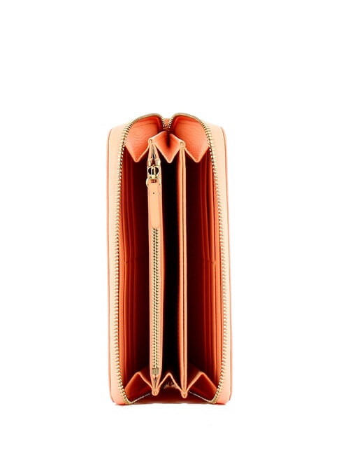 METALLIC SOFT Cartera en piel texturizada amanecer - Carteras Mujer