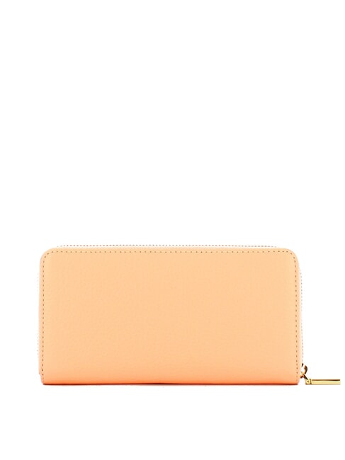 METALLIC SOFT Cartera en piel texturizada amanecer - Carteras Mujer