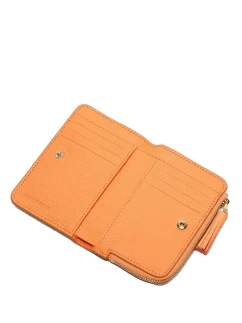 TASSEL tassel portafoglio pelle martellata Cartera de piel granulada amanecer - Carteras Mujer