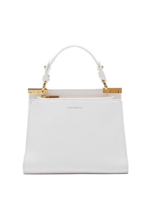 BINXIE  Bolso de mano, con bandolera blanco brillante - Bolsos Mujer