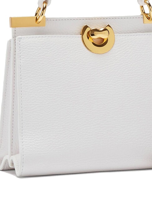 BINXIE  Bolso de mano, con bandolera blanco brillante - Bolsos Mujer