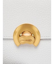 COCCINELLE BINXIE Bolso de hombro blanco brillante - Bolsos Mujer - 4