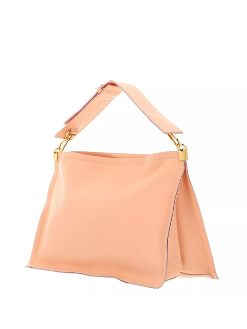 SNIP Bolso bandolera de piel martillada amanecer/maceta - Bolsos Mujer