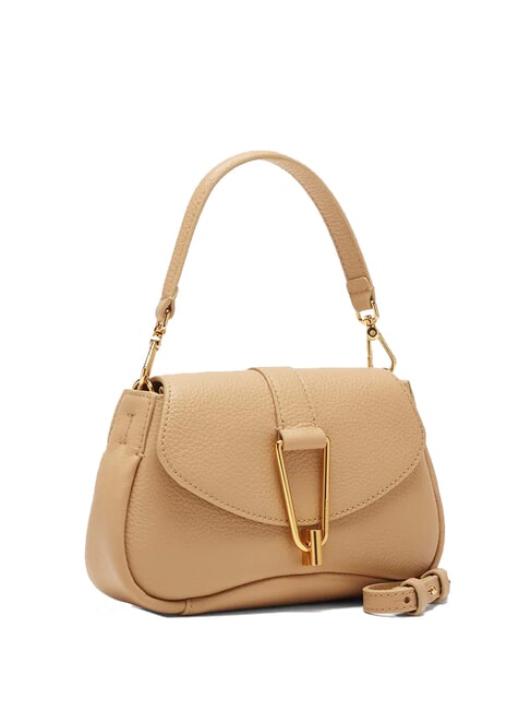 HIMMA Minibolso de piel con textura beige fresco - Bolsos Mujer