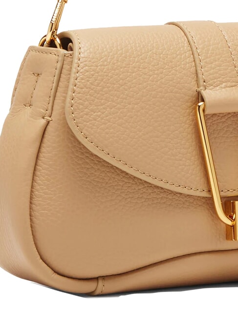 HIMMA Minibolso de piel con textura beige fresco - Bolsos Mujer