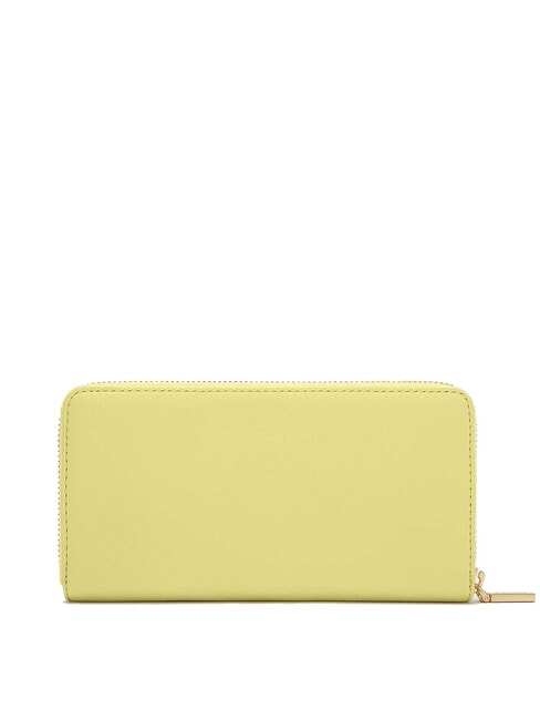 METALLIC SOFT Cartera en piel texturizada baños de cal - Carteras Mujer