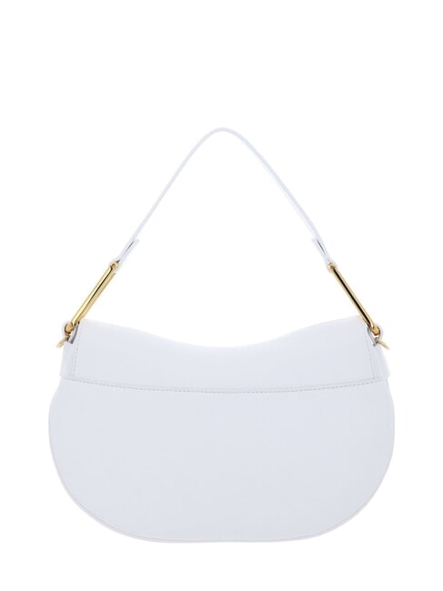 MAGIE SOFT Bolso bandolera de piel con bandolera blanco brillante - Bolsos Mujer