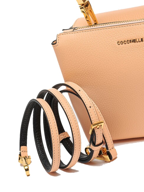 ARLETTIS Minibolso de piel con textura amanecer - Bolsos Mujer