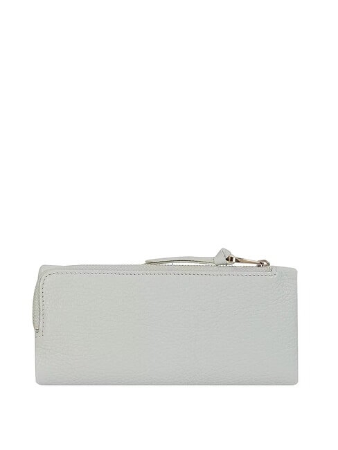 SOFTY Cartera de piel granulada verde celadón - Carteras Mujer