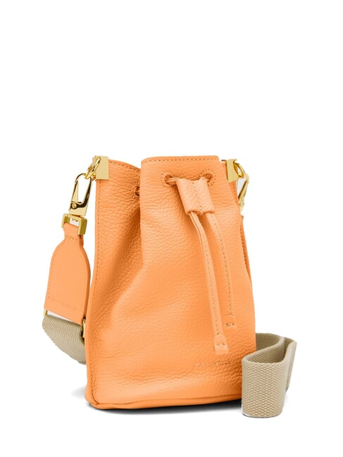 HYLE Mini bolso bandolera tipo cubo en piel amanecer - Bolsos Mujer